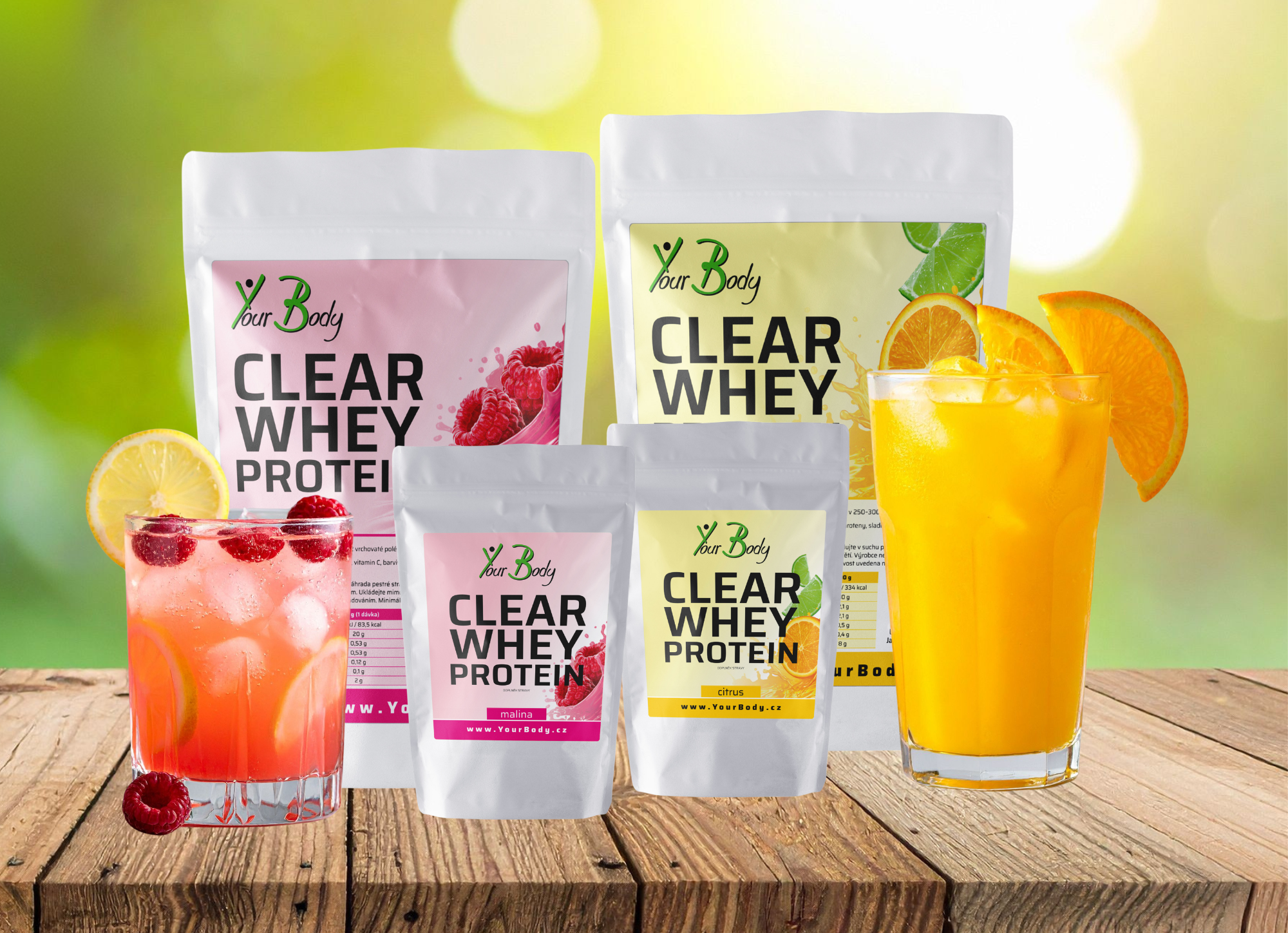 Clear whey protein