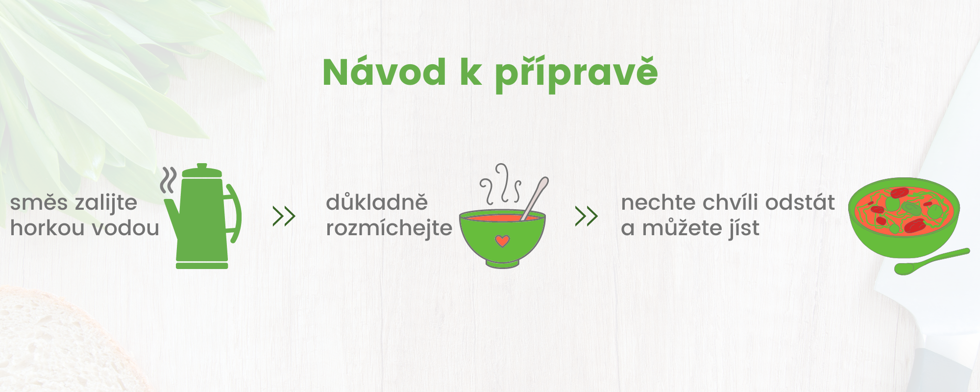 Jednoduchá příprava proteinové polévky