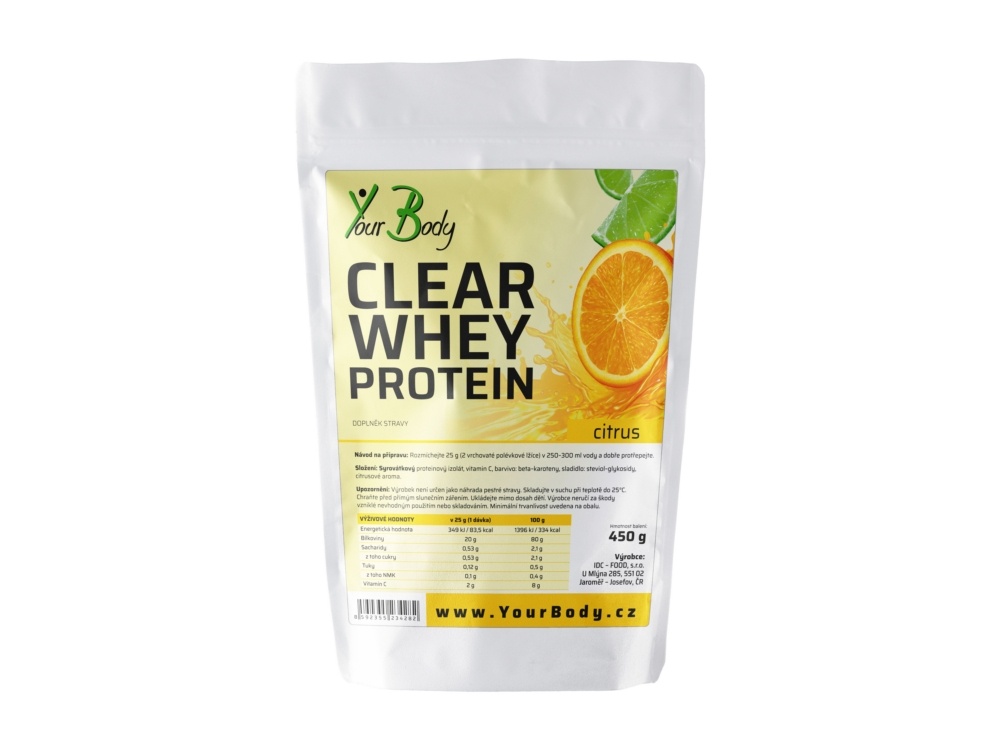 Clear whey protein citrus 450g