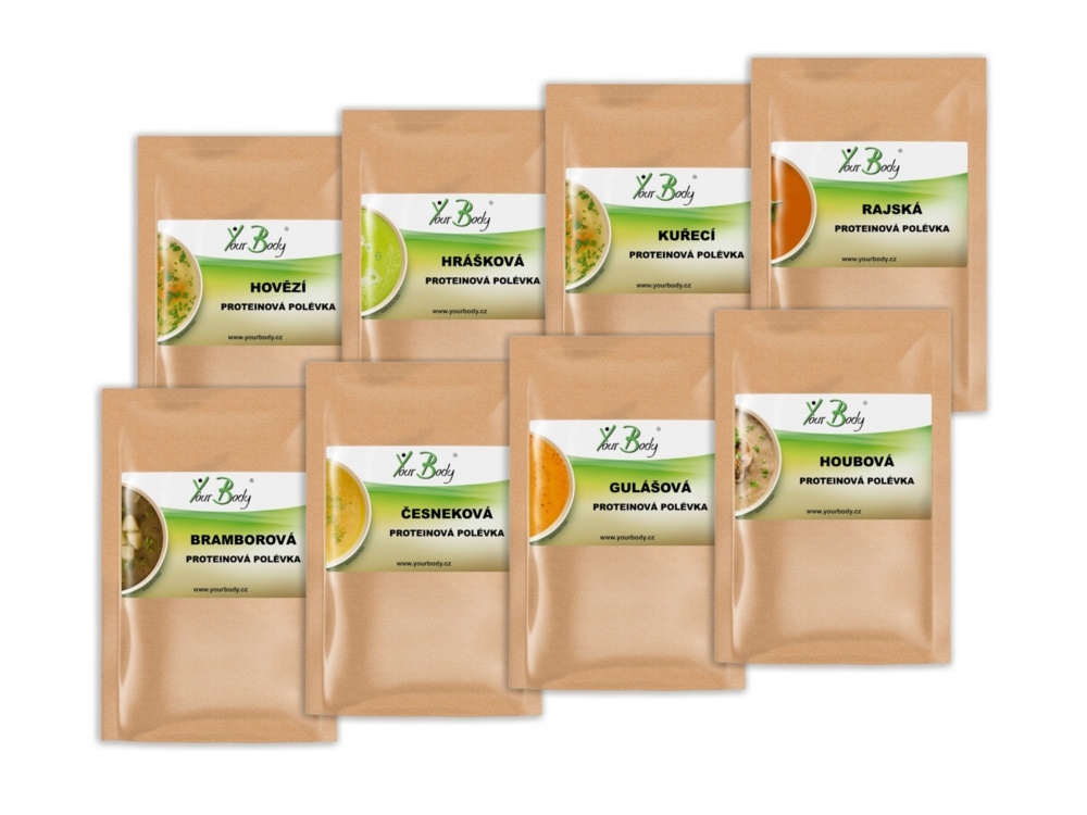 Proteinové polévky - sada