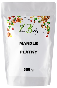Mandle plátky 350g