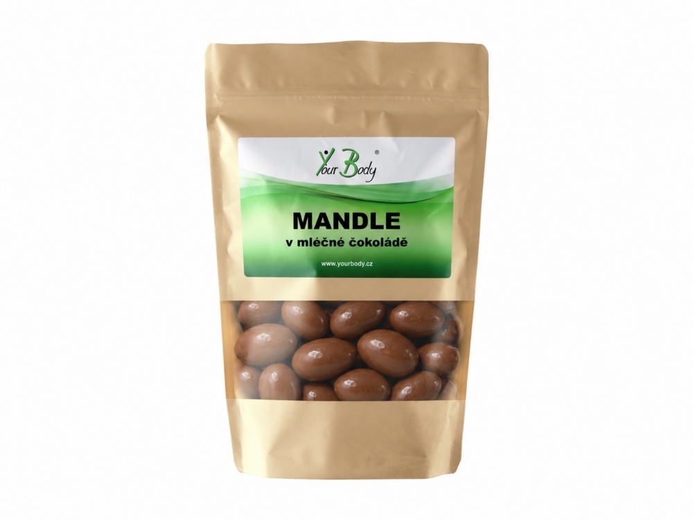 Mandle v mléčné čokoládě 100g