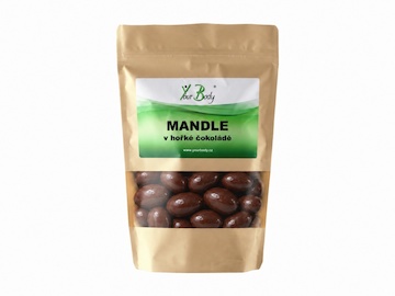Mandle v hořké čokoládě 100g