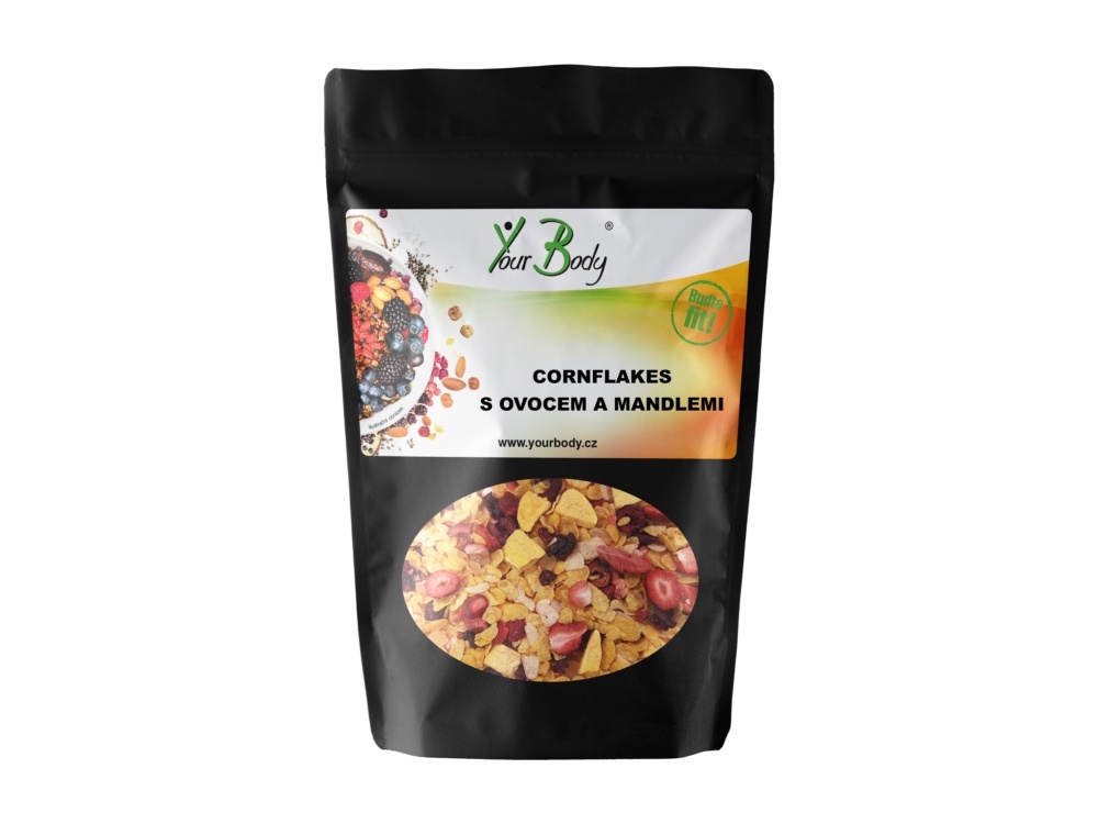 Cornflakes s ovocem a mandlemi 200g