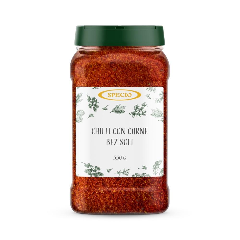 Chilli con carne bez soli 550g - dóza