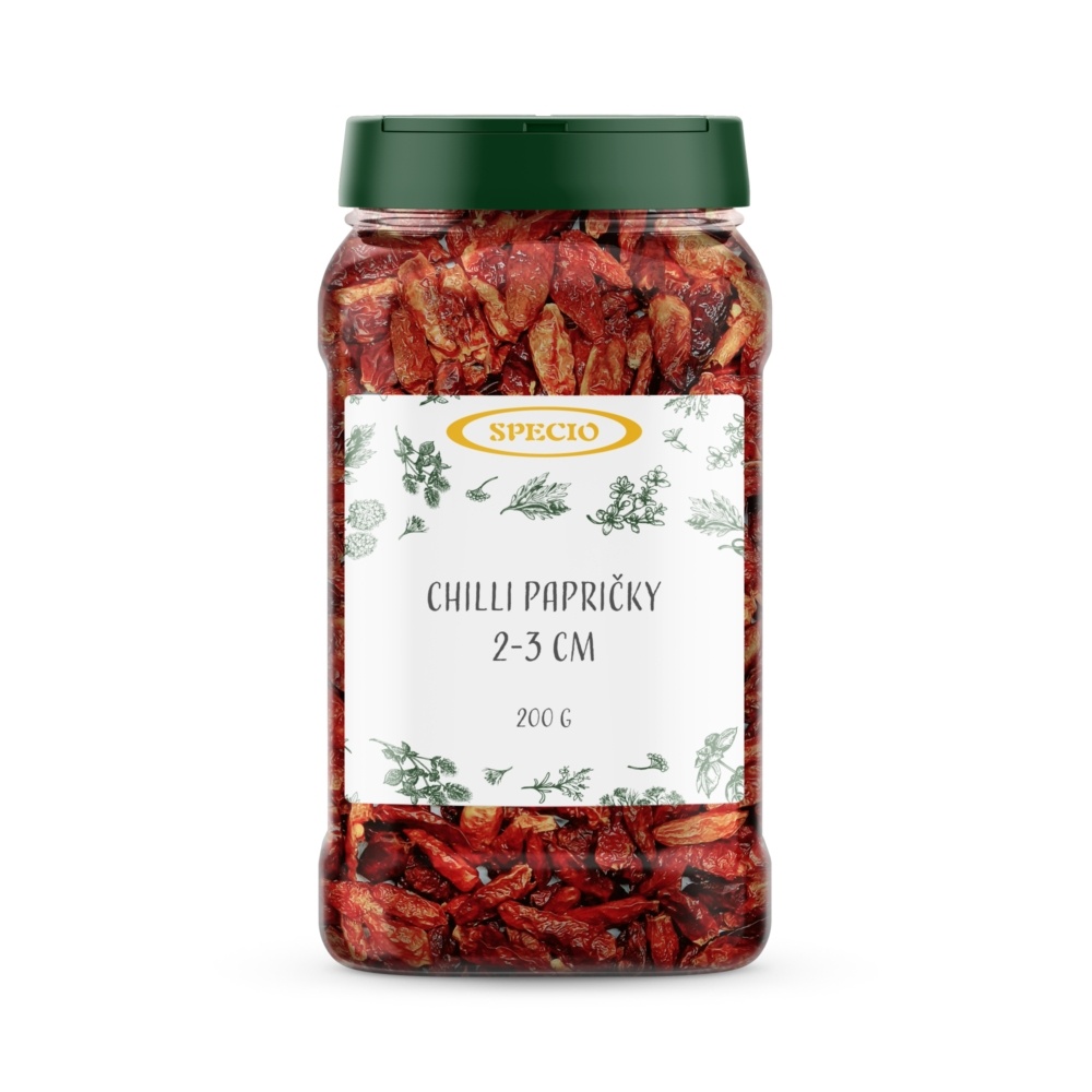 Chilli papričky 2-3 cm 200g - dóza