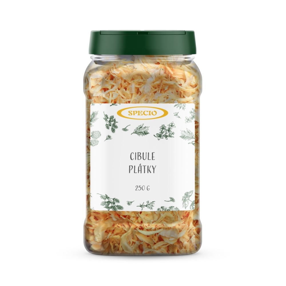 Cibule plátky 250g - dóza