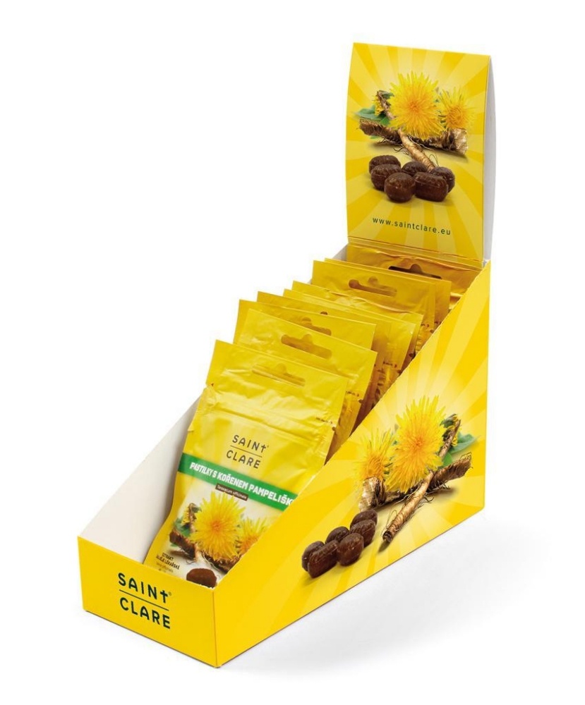 Pastilky s kořenem pampelišky - Kartonek (10 ks)