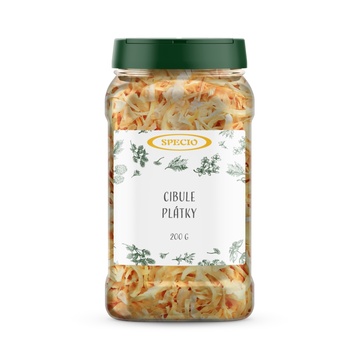 Cibule plátky 200g - dóza