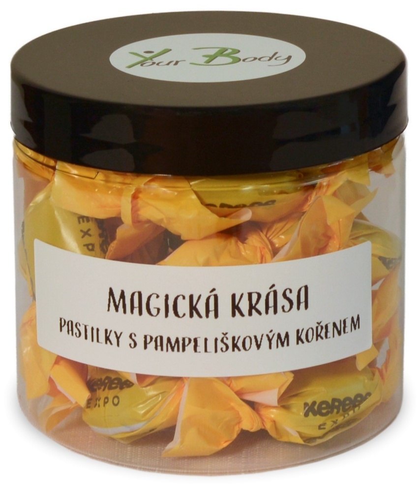 Pastilky s kořenem pampelišky KEREES - kelímek - 25 ks