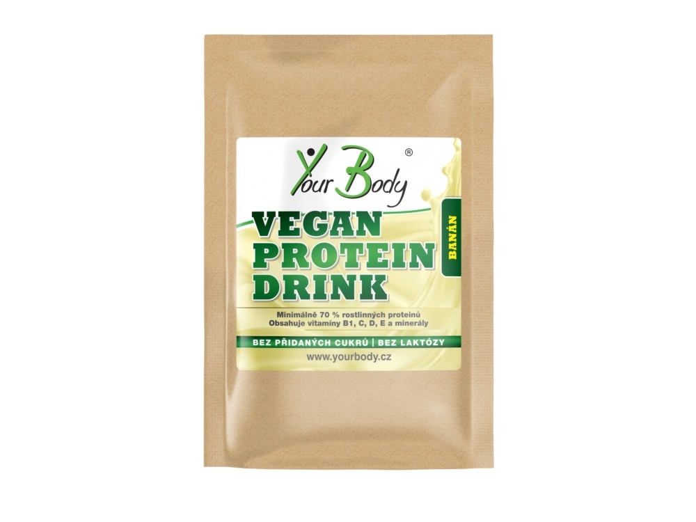 VEGAN PROTEIN DRINK Banán 30g