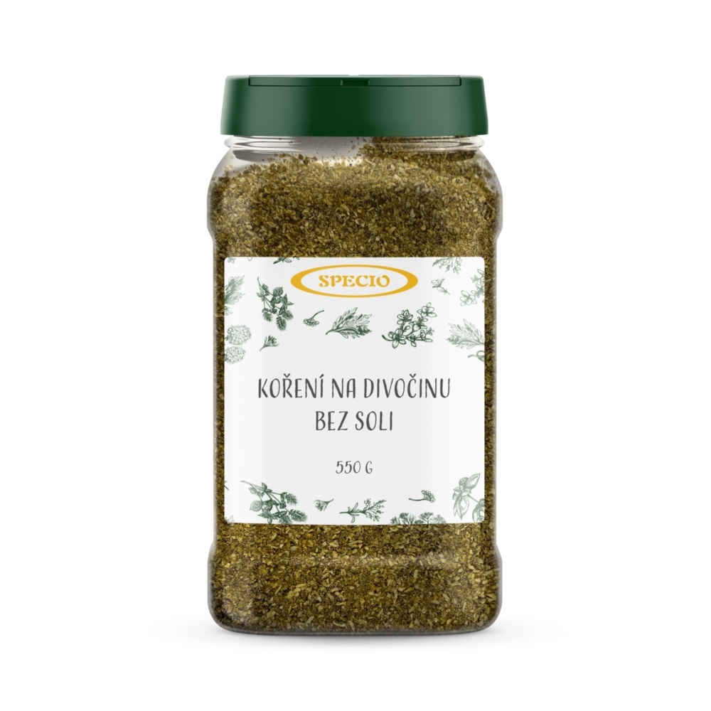 Koření na divočinu bez soli 550g - dóza