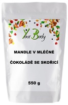 Mandle v mléčné čokoládě se skořicí 550g