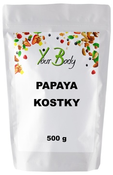 Papaya kostky 550g