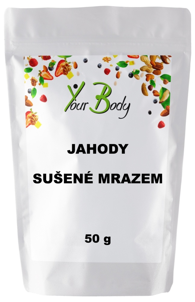 Jahody sušené mrazem 50g