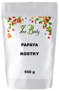 Papaya kostky 550g