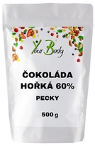 Čokoláda hořká 60% pecky 500g