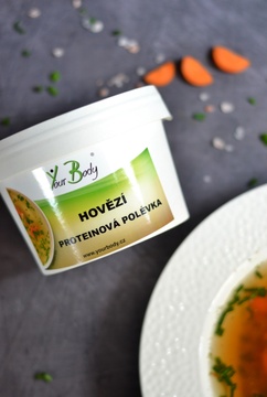 Proteinová polévka hovězí 30g kelímek