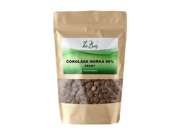 Čokoláda hořká 60% pecky 120g