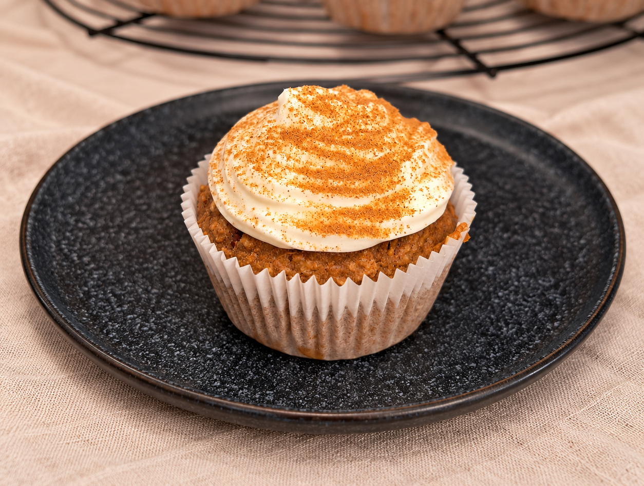 MRKVOVÉ MUFFINY S KRÉMEM 